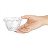 A hand holding Sorbet Dish.
