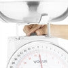 Close up shot of  Weighstation Kitchen Scales being adjusted.