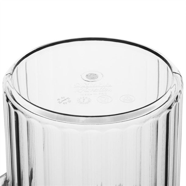 Close up shot of the bottom of Polycarbonate Jug 9L.