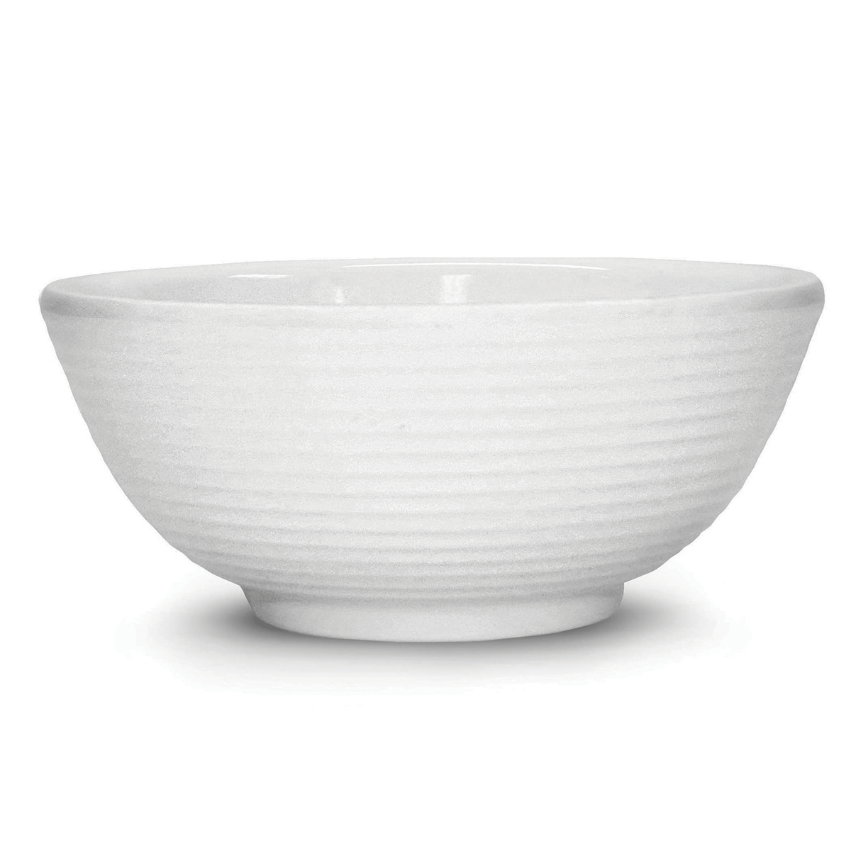 Full shot of White Melamine Fluted Ramekin 2 oz.