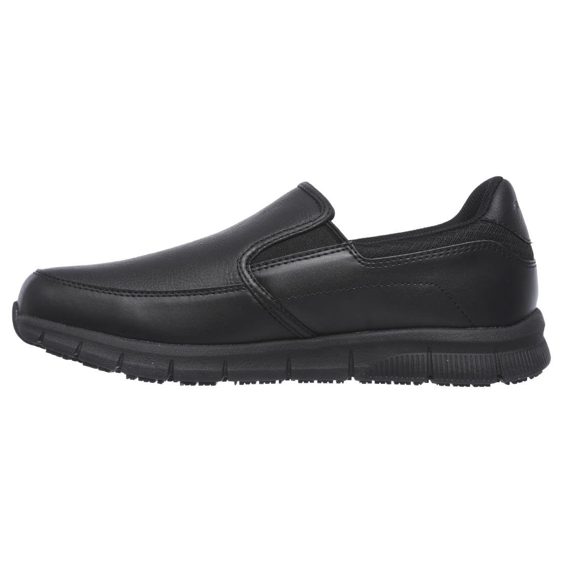 Side of Skechers Slip on Slip Resistant Shoe Size 43