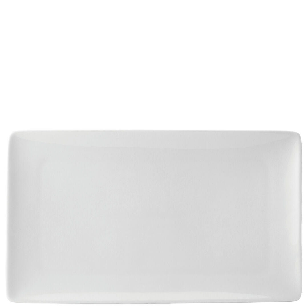 Utopia Pure White Rectangular Plates