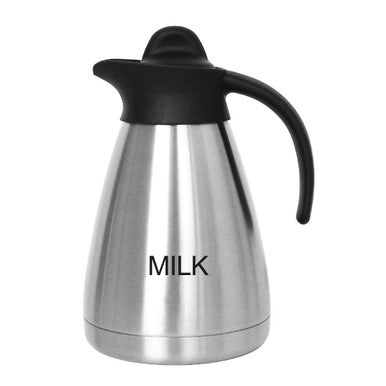 Olympia Screwtop Vacuum Milk Jug 1Ltr CL372