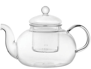 Utopia Long Island Glass Teapot 1Ltr (Pack of 6) CN987