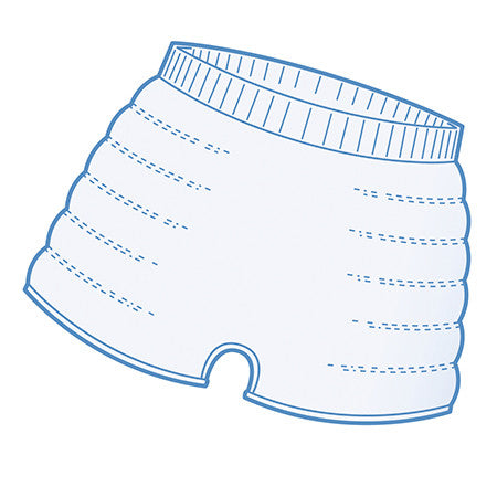 Digital drawing of iD Comfort Knickers Super Medium