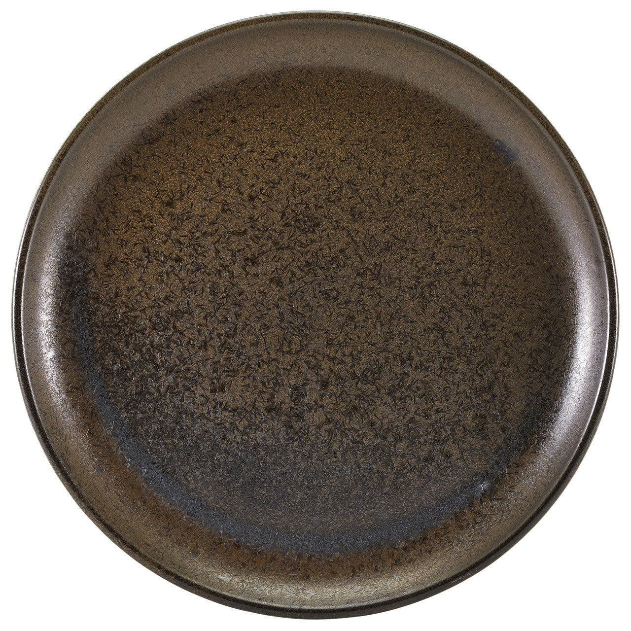Terra Porcelain Black Coupe Plate 30.5cm 6 Pack