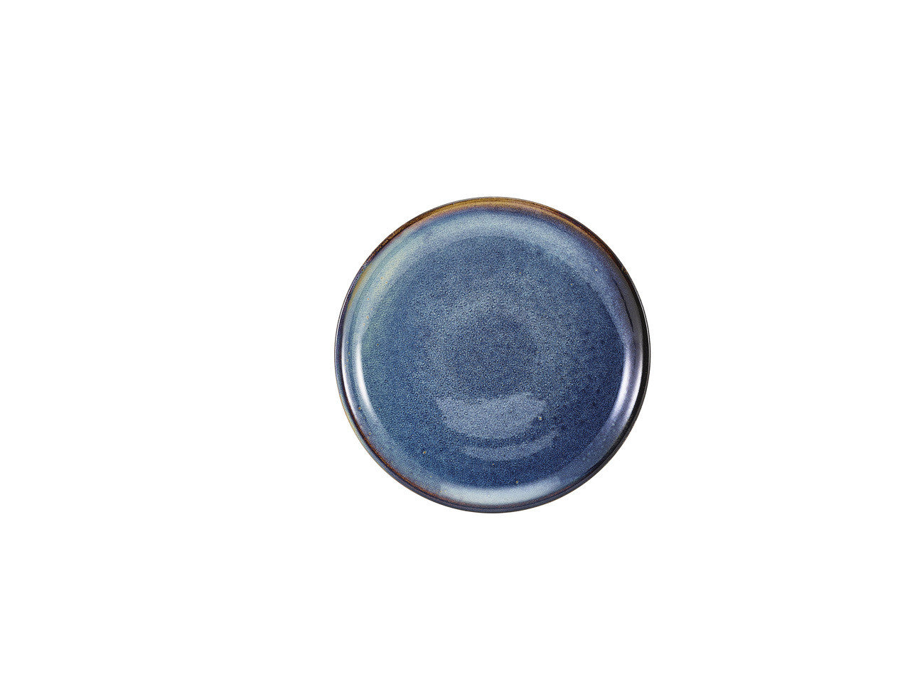 Terra Porcelain Aqua Blue Coupe Plate 19cm 6 Pack Group Image