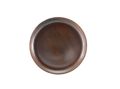 Terra Porcelain Rustic Copper Coupe Plate 27.5cm 6 Pack