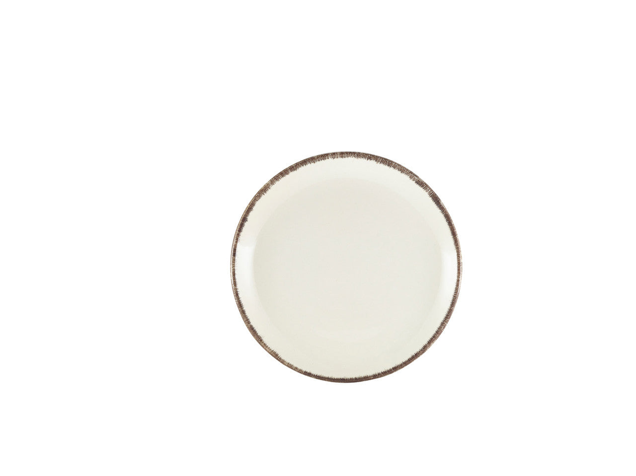 Terra Stoneware Sereno Grey Coupe Plate 19cm 6 Pack