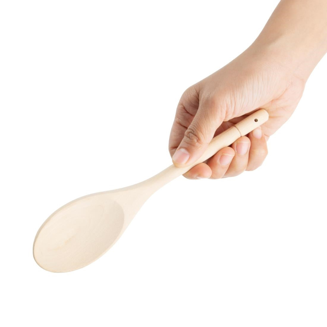 NOT LIVE - Vogue Wooden Spoon 8" in hand.