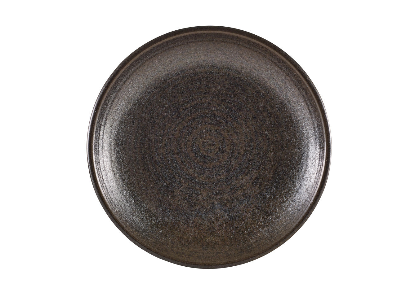 Terra Porcelain Black Deep Coupe Plate 28cm 3 Pack