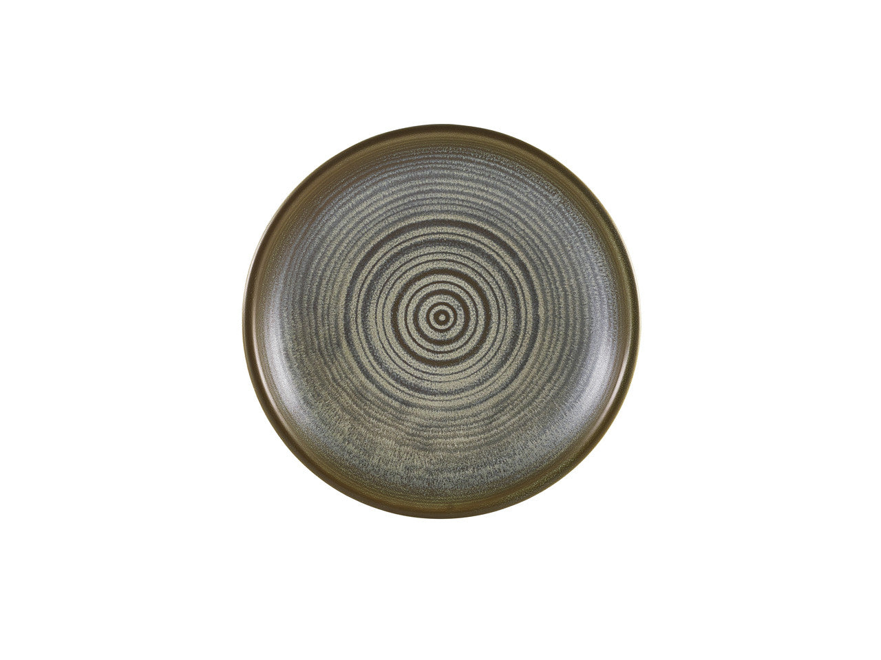 Terra Porcelain Matt Grey Deep Coupe Plate 21cm 6 Pack