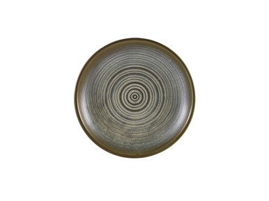 Terra Porcelain Matt Grey Deep Coupe Plate 21cm 6 Pack