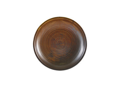 Terra Porcelain Rustic Copper Deep Coupe Plate 21cm 6 Pack