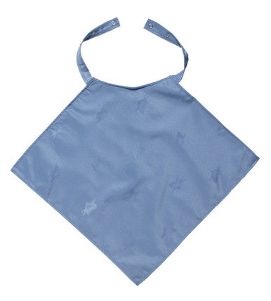 Blue Napkin Style Adult Bib 45 x 45cm