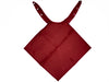 Maroon Napkin Style Adult Bib 45 x 45cm