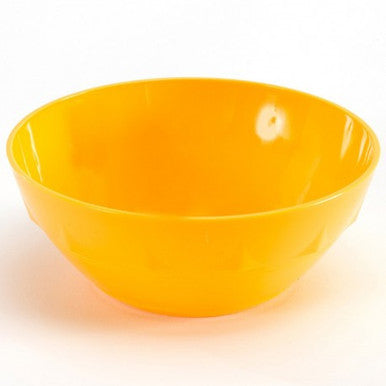 12cm Polycarbonate Round Bowl Yellow