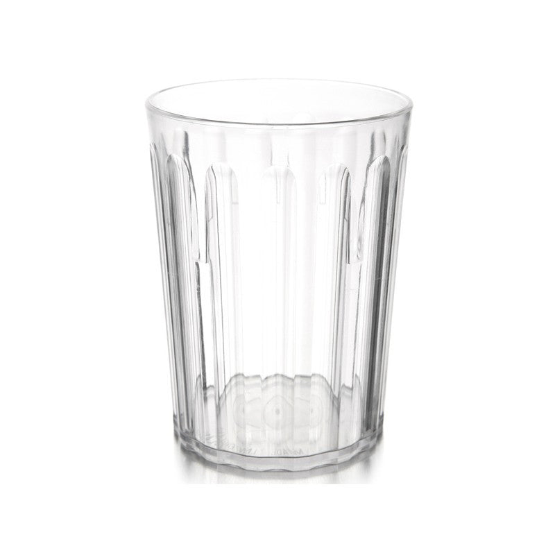 Clear Fluted Tumbler