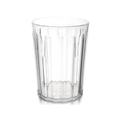 Polycarbonate Fluted Tumbler 250ml Clear