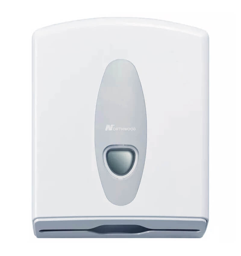 Full shot of a C and Z Fold Hand Towel Dispenser.