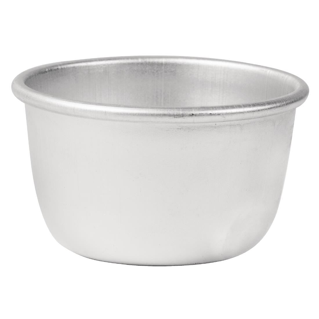 Full shot of Vogue Aluminium Mini Pudding Basin 105ml.