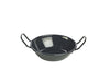 Black Enamel Dish 14cm 6 Pack