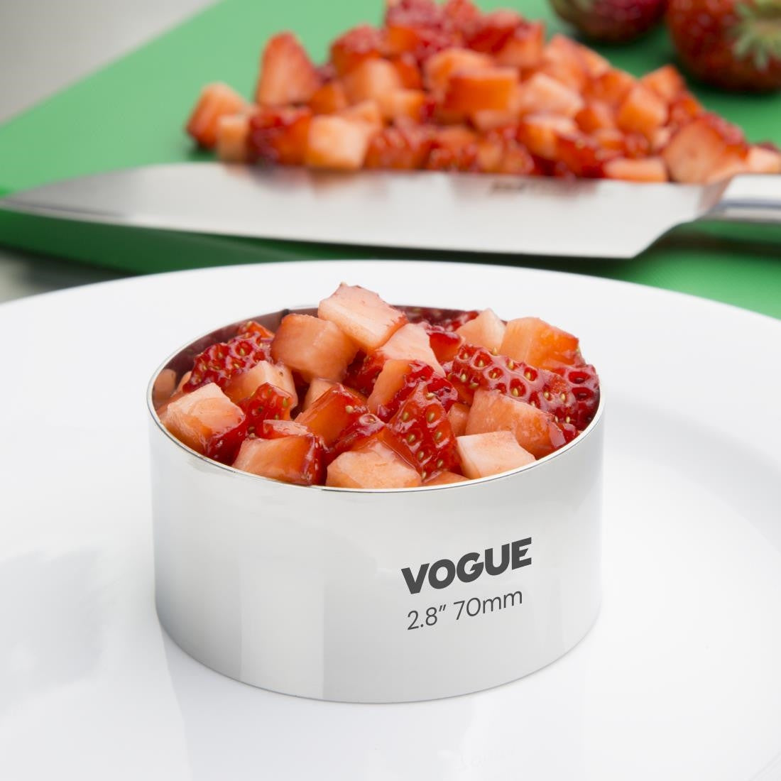 Vogue Mousse Ring 35 x 70mm with strawberry cuts.