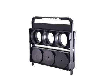 GenWare Black Plastic Foldable Bottle Holder
