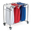 Medi Cart 3 Bag Stainless Steel Laundry Trolley