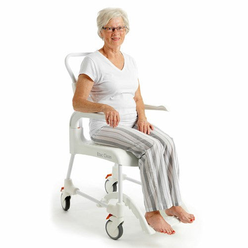 ETAC Clean Shower Commode Chair with Lockable Castors