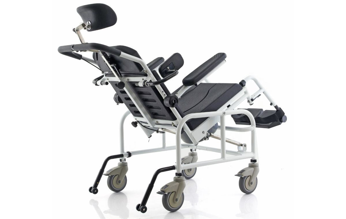 Alerta Aqua Tilt-in-space Hi-lo Shower Commode Chair