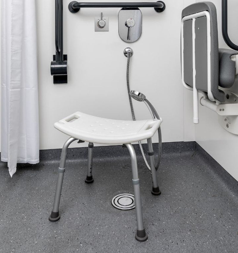 Alerta Shower Stool with Back