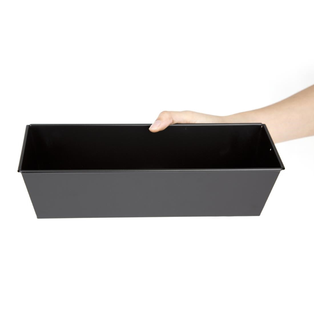 Vogue Non-Stick Loaf Tin 300mm in hand.