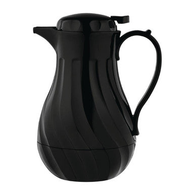 Olympia Insulated Swirl Jug Black 2Ltr GL970