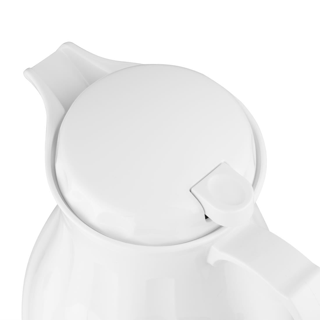 Rim of Olympia Insulated Swirl Jug White 2Ltr with lid.