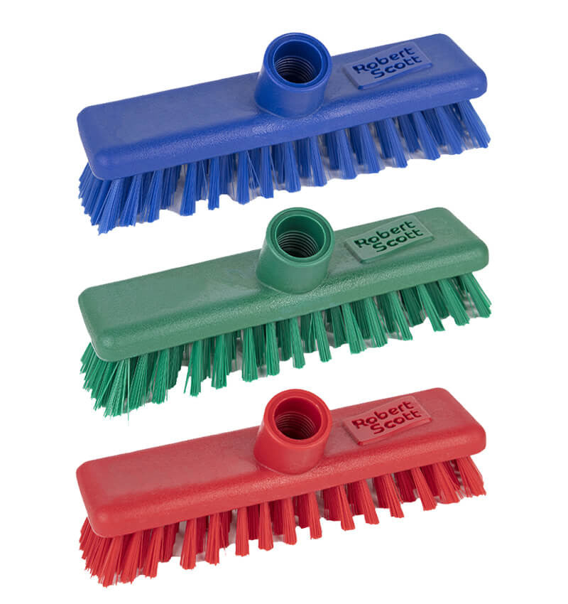 Blue, Green and Red Desk Scrub