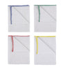 Group of Blue Red Green and Yellow Dish Cloths