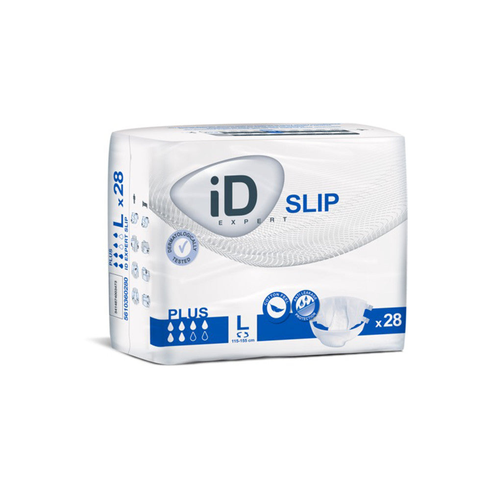 iD Slip Plus Large PE Backed Pants packaging