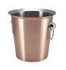 GenWare Copper Plated Wine Bucket With Ring Handles