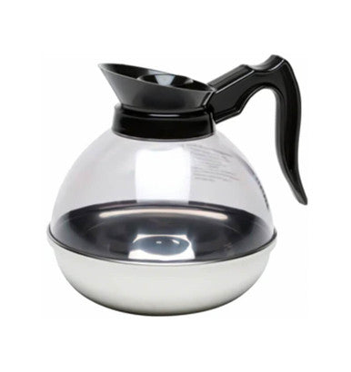 Coffee Decanter Clear Top/S/St.Base 1.9L/64oz