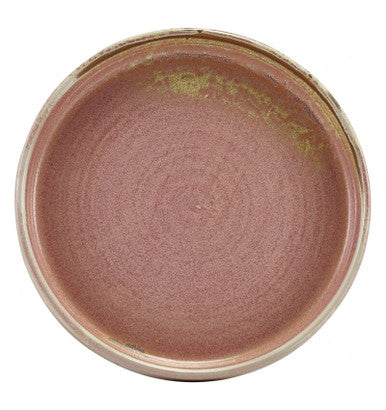 Terra Porcelain Rose Low Presentation Plate 14cm 12 Pack