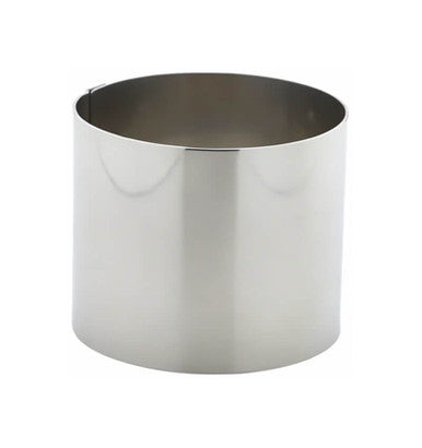 Stainless Steel Mousse Ring 9x6cm 12 Pack