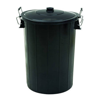 Black Waste Bin 100ltr