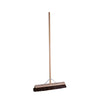 24 Inch Wooden Stiff Broomhead And Handle With Metal Stays