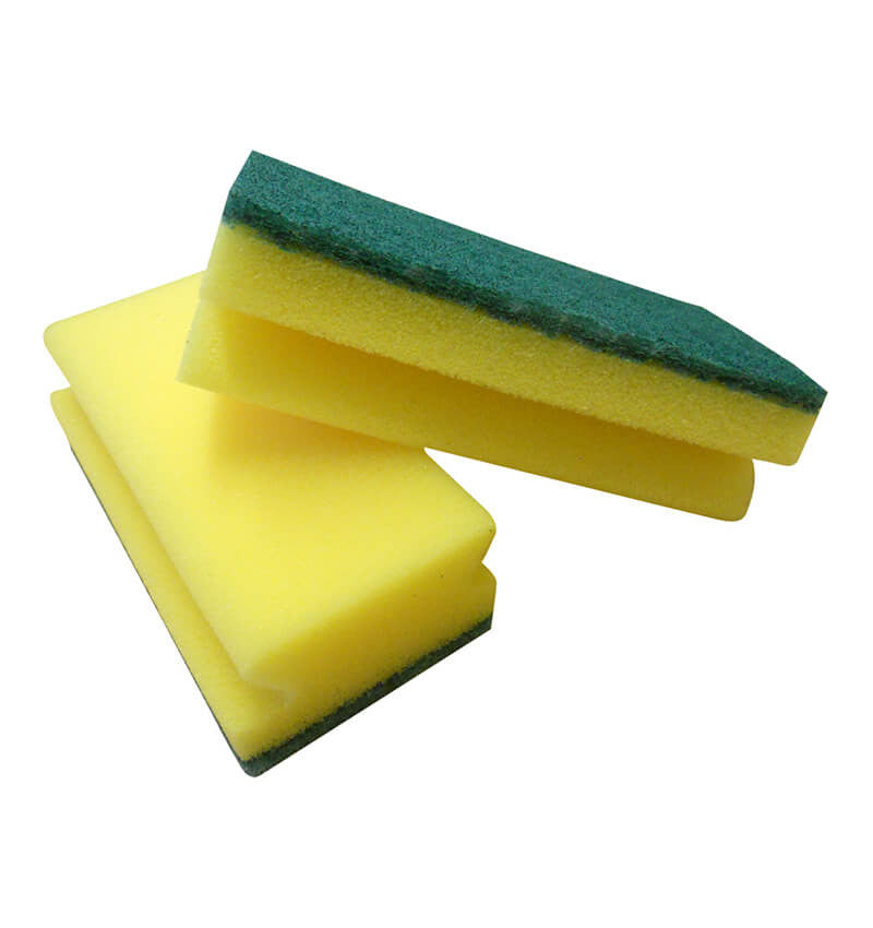 Yellow Green Sponge Scourer