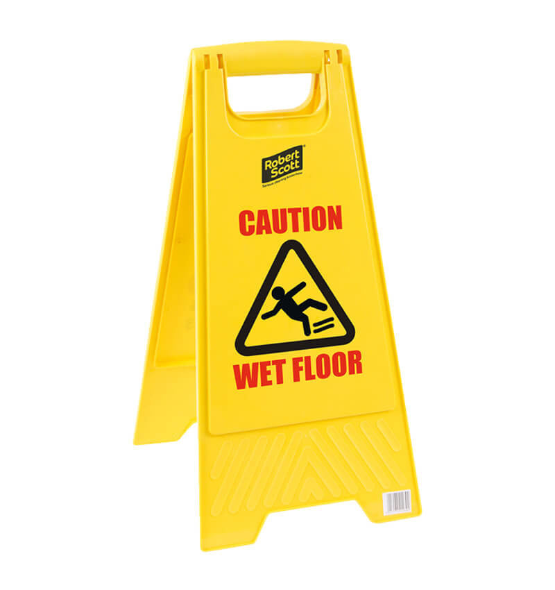 Cleaning in Progress Wet Floor Sign