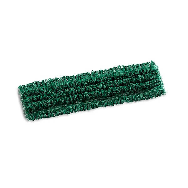 40cm Microfibre Velcro Flat Mop Head 5 Pack - Green
