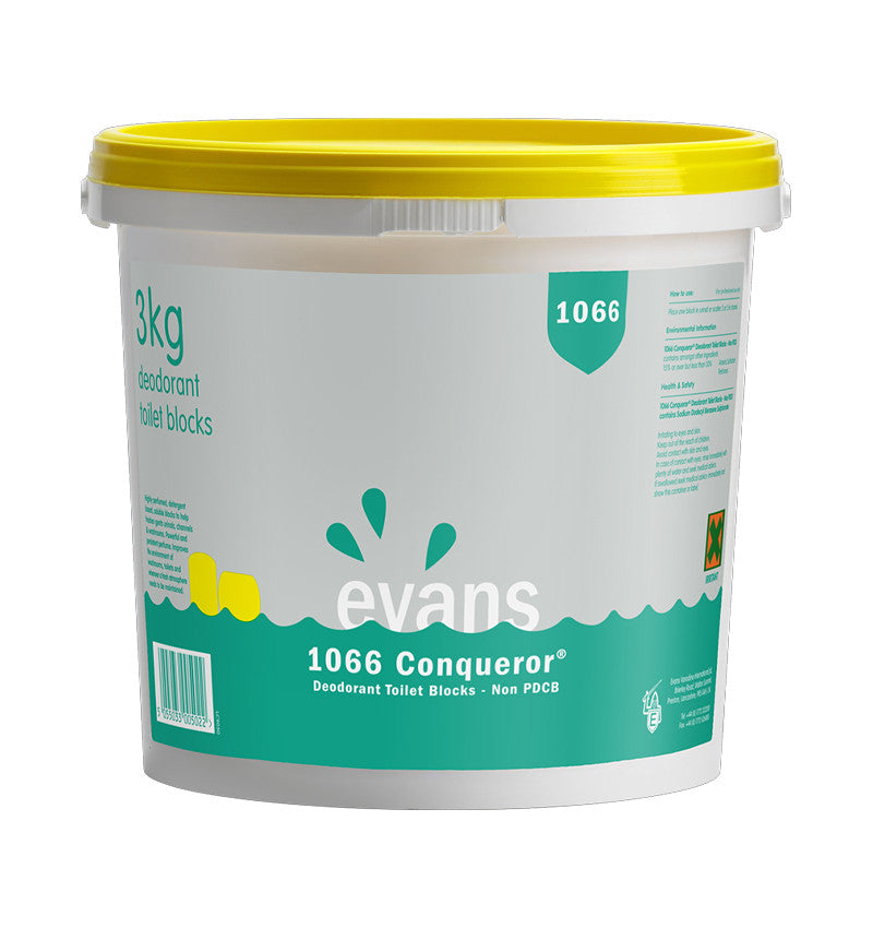 Evans 1066 Urinal Blocks Bucket packaging