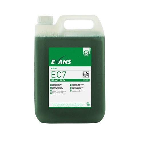 Evans E Dose EC7 Heavy Duty Hard Surface Cleaner 5L