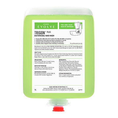 Full shot of Evans Trigon Plus Antibac Hand Soap Cartridge.